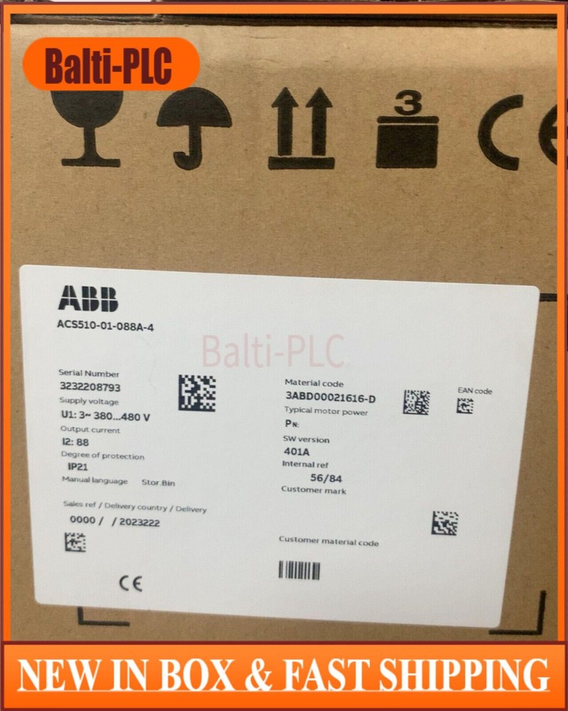 1PCS NEW ACS510-01-088A-4 ABB Frequency Converter ACS510-01-088A-4 No Keypad