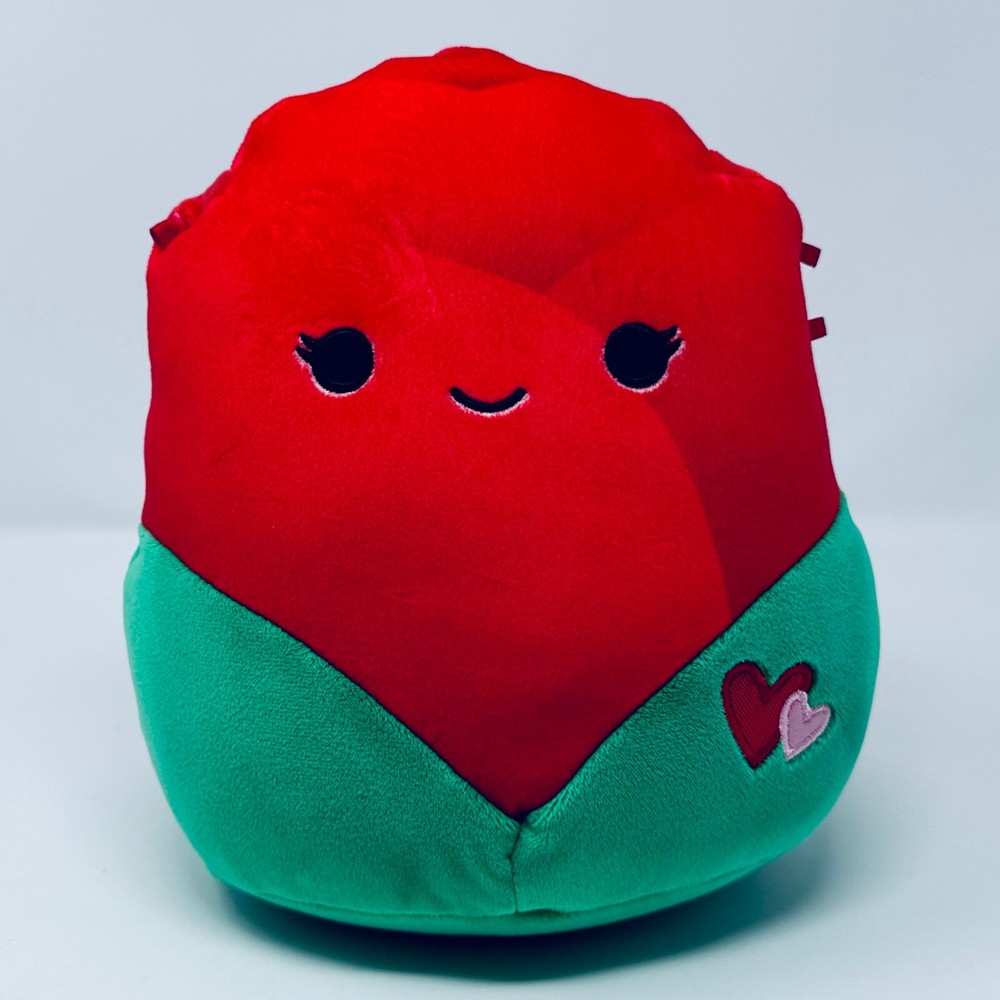 Squishmallow Walsh the Rose Valentine Plush No Tush Tag