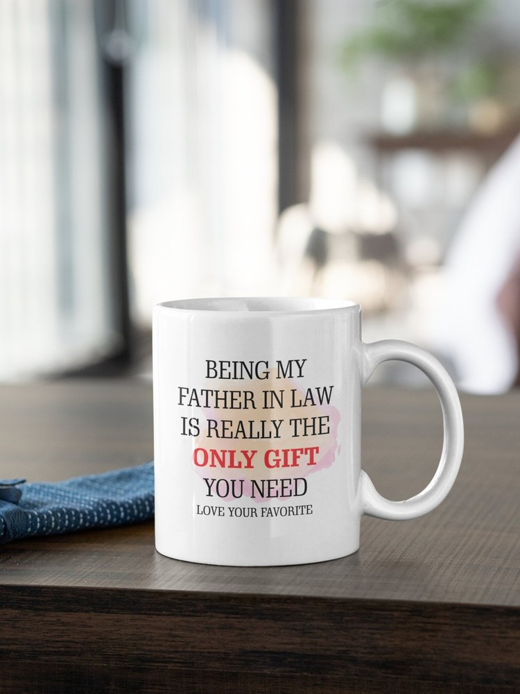 Funny Father-in-Law Mug Best Gift for Dad-in-Law Birthday Papa in Law Present