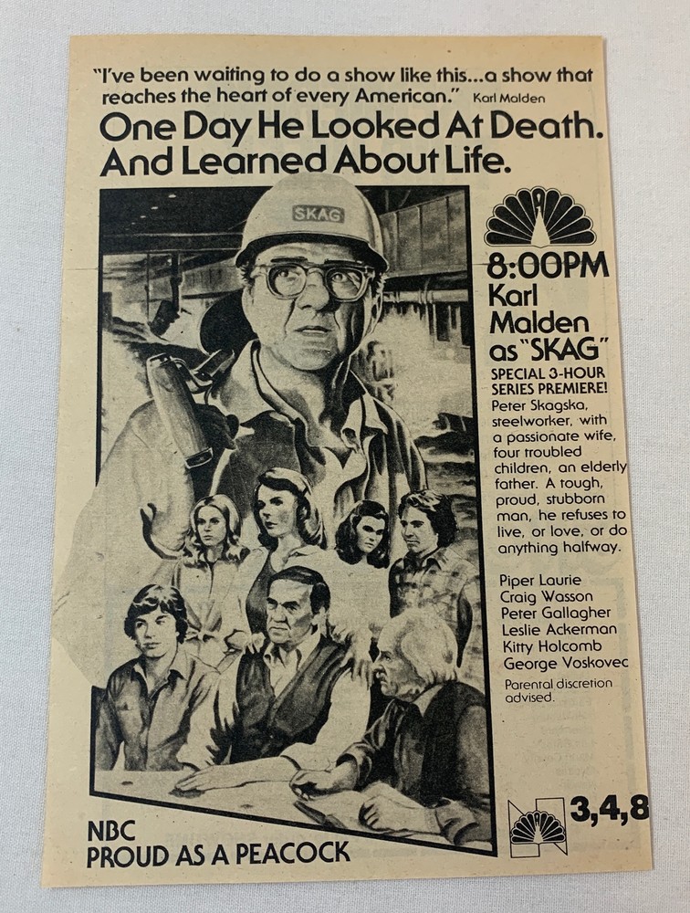 1980 NBC SKAG TV ad drama about a man facing mortality