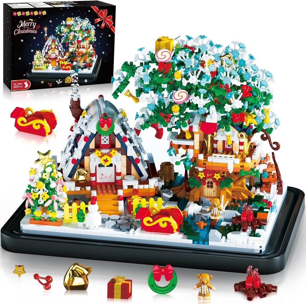 Christmas Holiday House Building Set with 16,497 Pieces