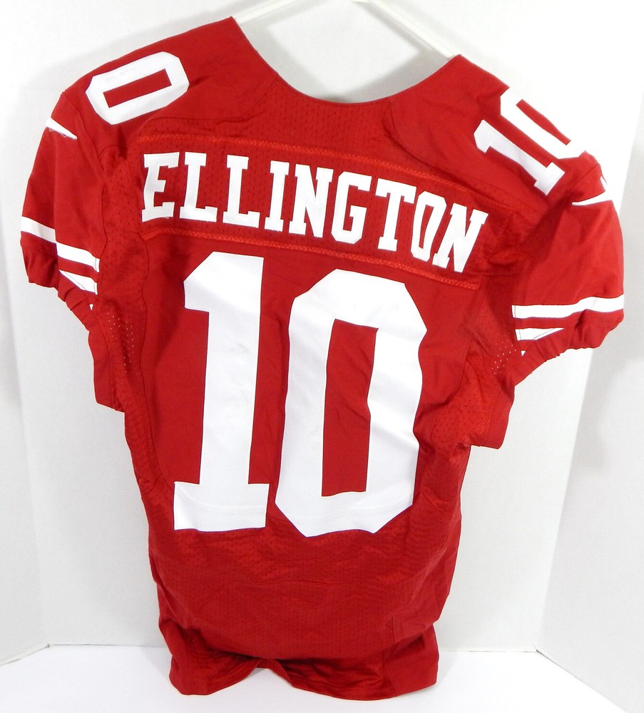 2016 San Francisco 49ers Bruce Ellington #10 Game Issued Red Jersey 40 DP28794