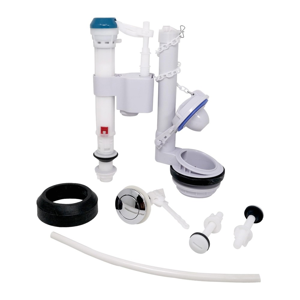 PLBK101SET Complete Toilet Repair Kit with 2 Inch Flush Valve and All Essential Parts