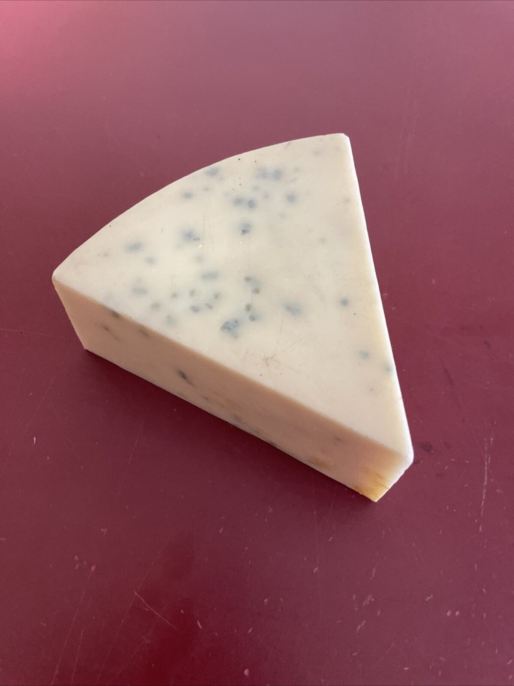 Faux Food Blue Cheese  Wedge Deli Display Stage Movie PROP Iwasaki