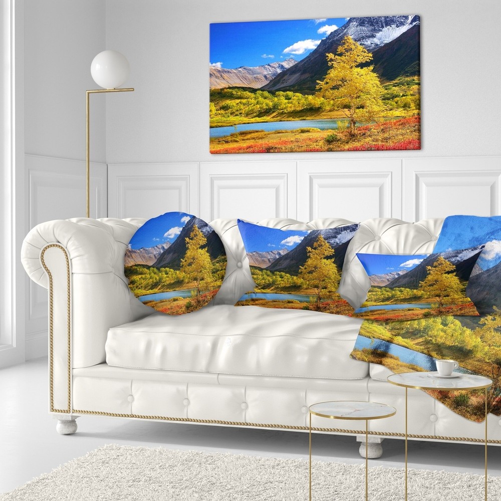 Designart 'Beautiful Kamchatka Mountains' Landscape Printed
