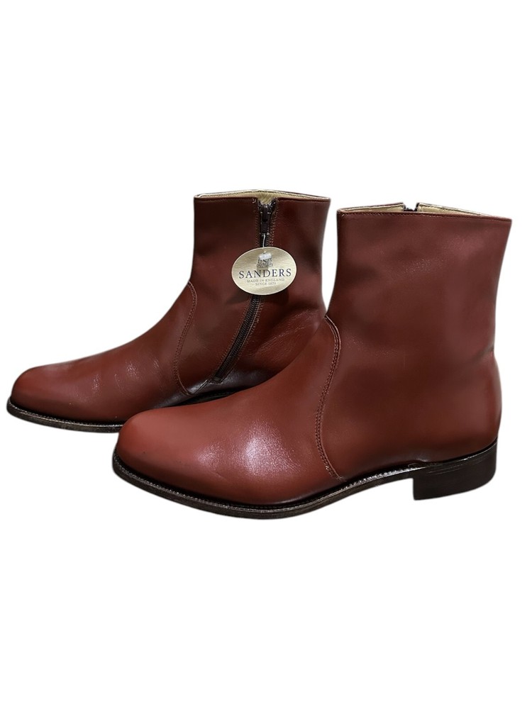 SANDERS Zip  BOOT BROWN