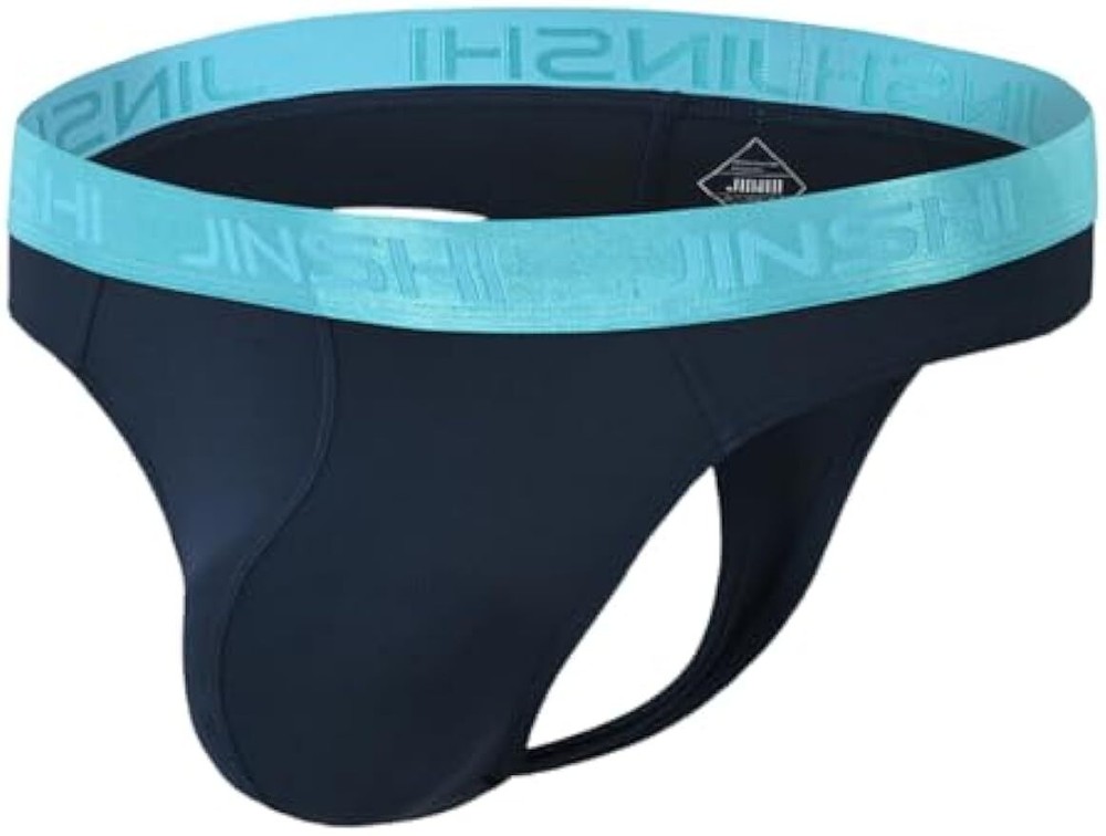 Men's Thongs Underwear Comfort Fit Breathable Sexy T-Back Bulge Pouch G-Strings