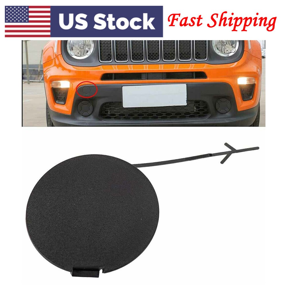 Front Bumper Tow Hook Eye Cap Cover For Jeep Renegade 2015-2020 19 18 5XB38LXHAA