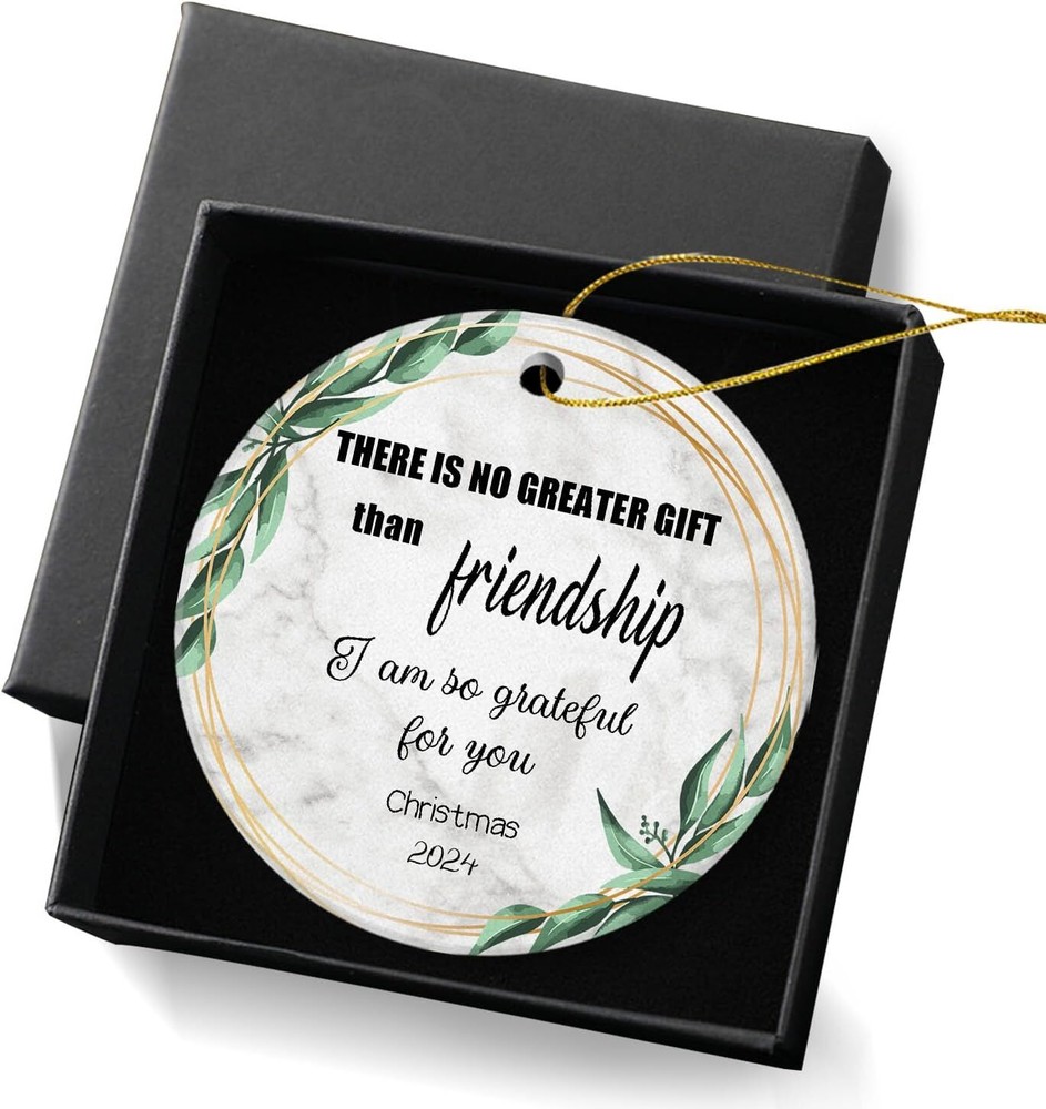 Good Friend Christmas Ornaments Friendship Xmas Tree Ornaments Keepsake Chris...