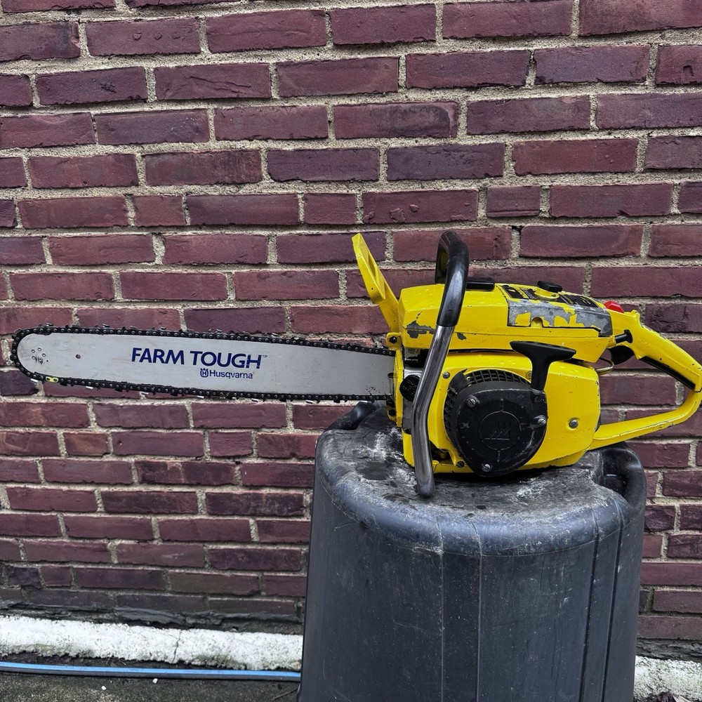 Vintage McCulloch Super Pro 60 Chainsaw Runs Needs Tune Up 20” Bar