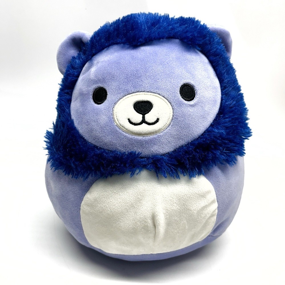 Francis the Lion Squishmallow 8” ULTRA RARE Plush Stuffed Animal Purple Blue