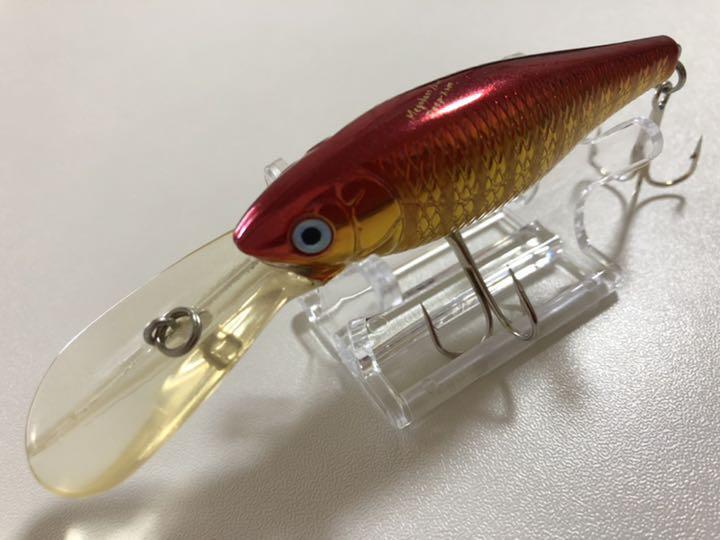 Fishing Lure Megabass Deep X200 First Old Seal Year No. Red Gold Yellow