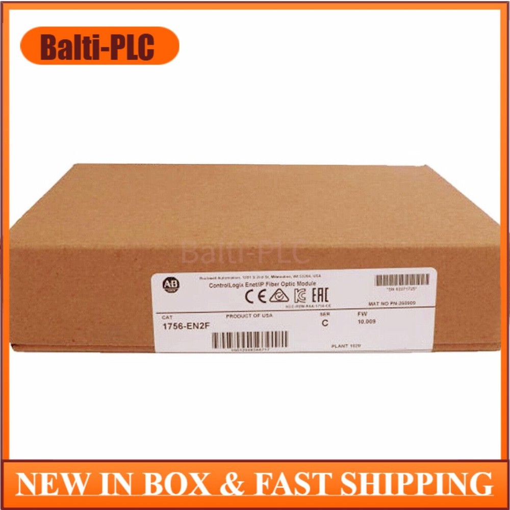 New Factory Sealed AB 1756-EN2F ControlLogix ENET/IP Fiber Optic Module1756-EN2F