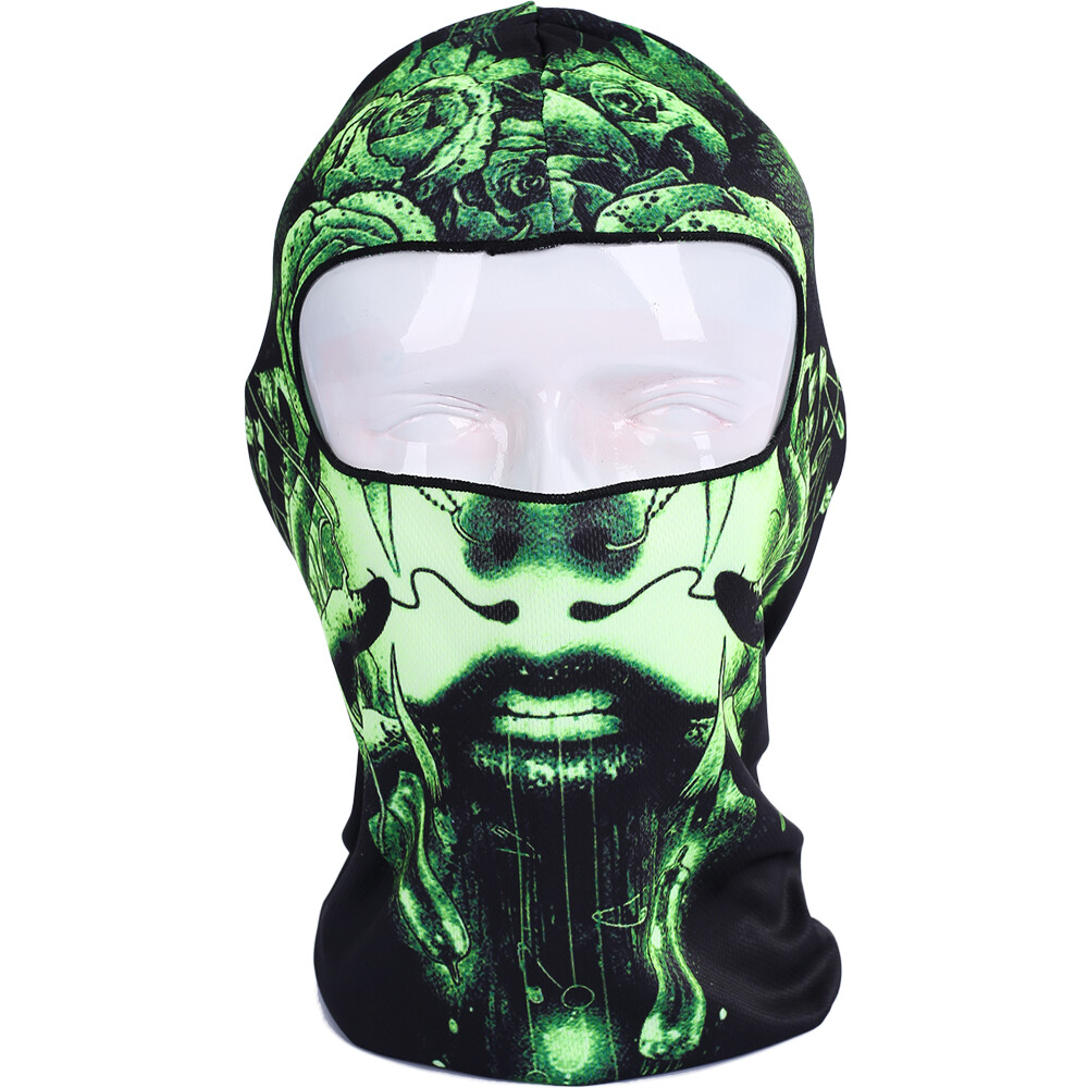 Balaclava Ski Mask Motorcycle Helmets Liner Gear Neck Gaiter Animal Print Mask