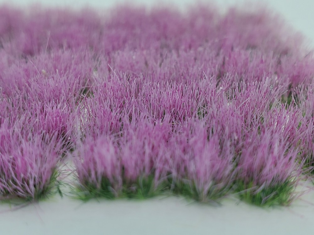 Self Adhesive Static Grass Tufts, Miniature Scenery/Terrain, Watermelon Pink 6mm