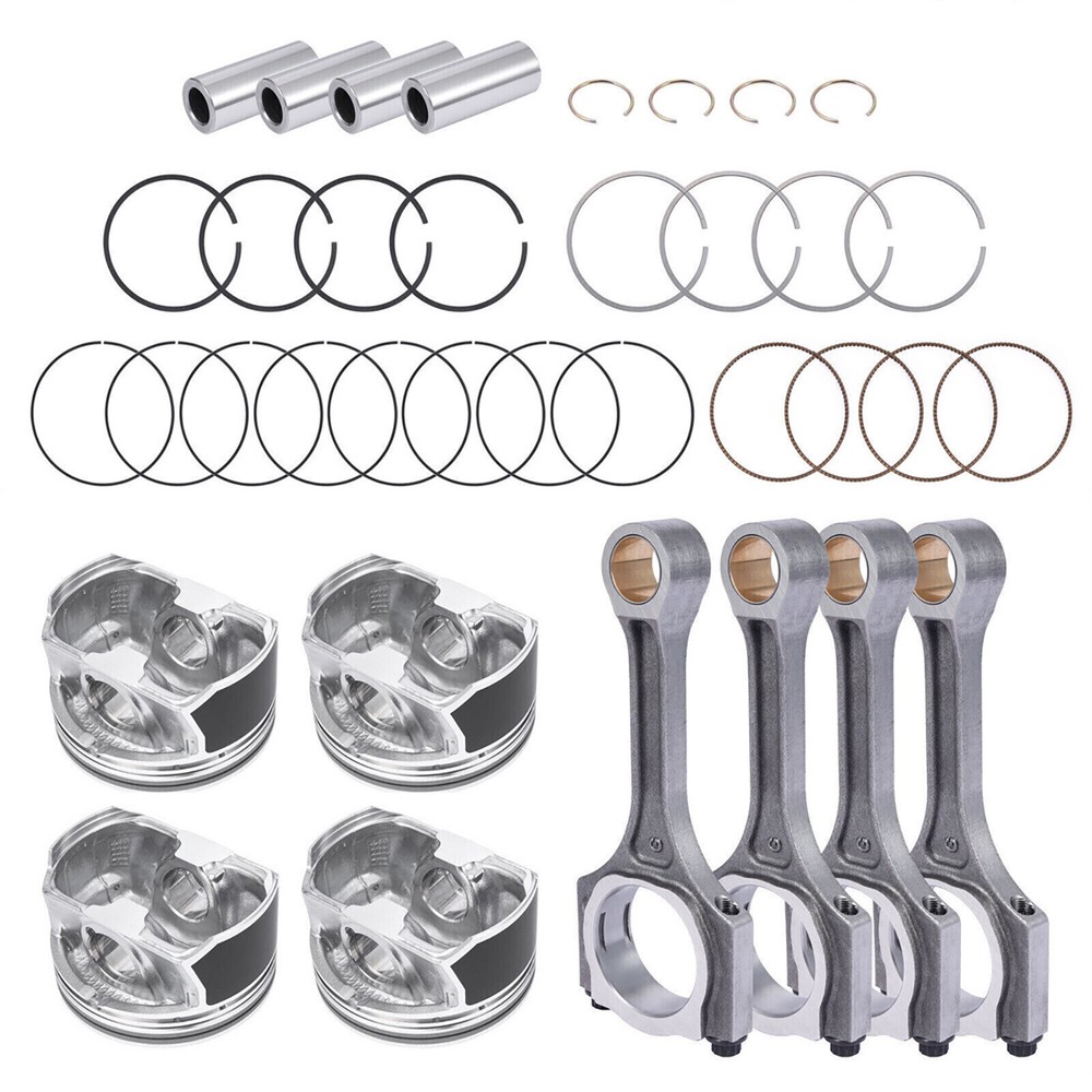 Hyundai Sonata Kia Sorento Optima 4pc Piston Connecting Rod Set 23040-2G200