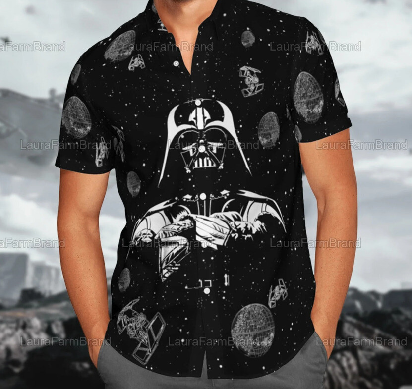 Dark Vader Galaxy Star Wars 3D All Over Print Hawaiian Shirt Best Price US Size