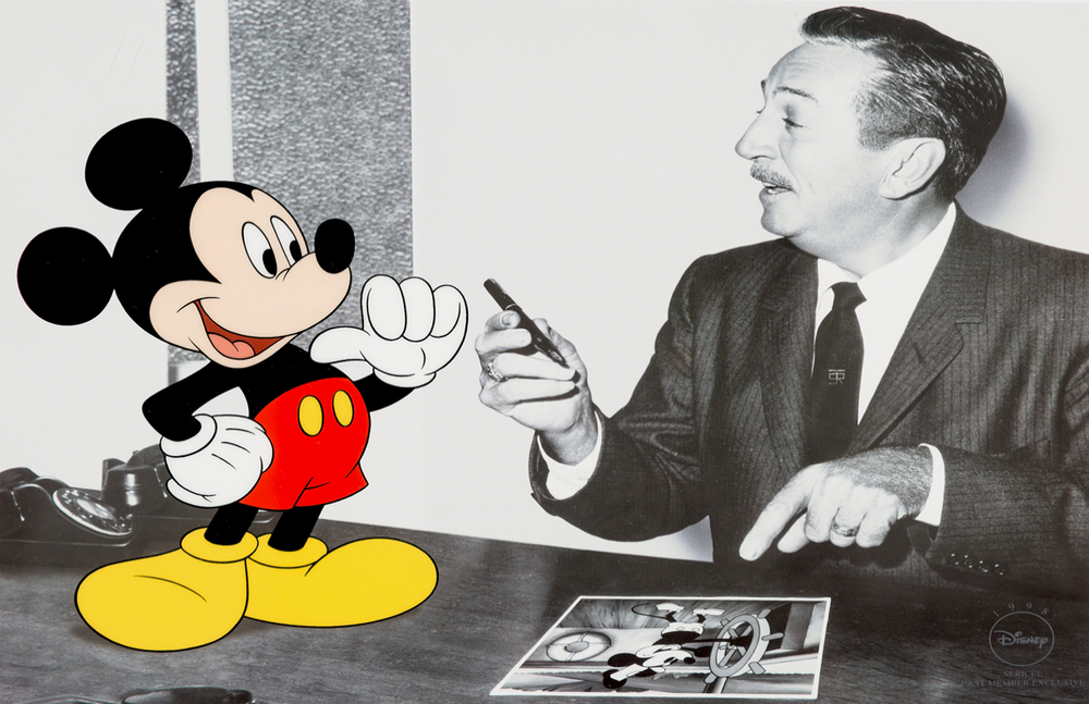 Mickey Mouse Steamboat Willie Satin Art Print 13x19 Disney Poster