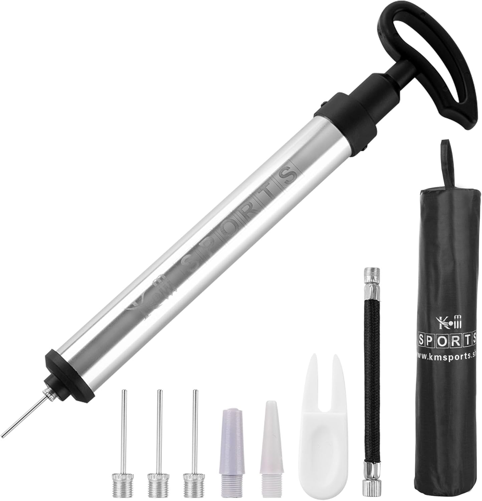 Pump Air Ball Pump Inflator Kit With 03 Needles Portable Hand, Nozzle Extension