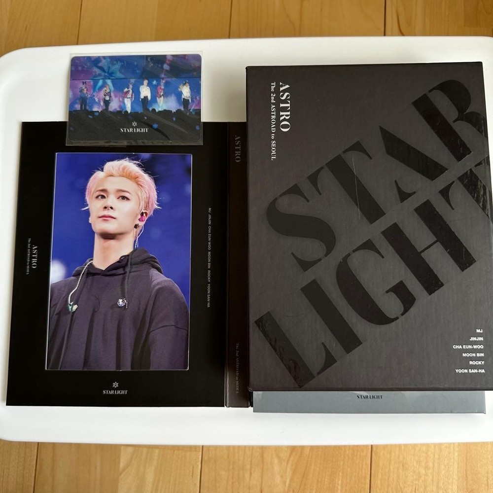Astro The 2nd Astroad to Seoul Star Light Blu-Ray DVD With Postcard Moonbin Used