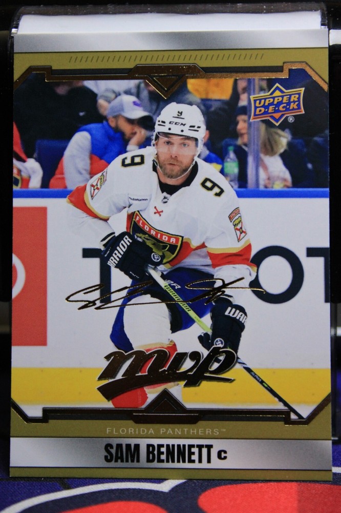 2024-25 Upper Deck MVP Sam Bennett Gold Script Hockey Card