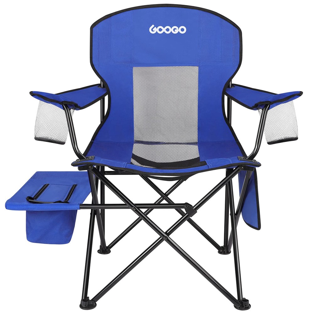 Oversized Lightweight Camping Chair with Cooler and Cup Holder for Outdoor Adventures