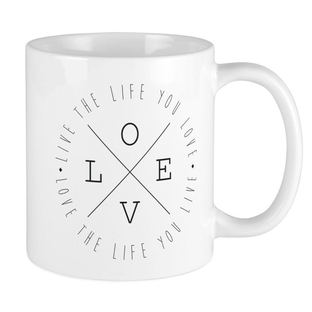Love Life 11 oz Ceramic Mug by CafePress Gift Idea