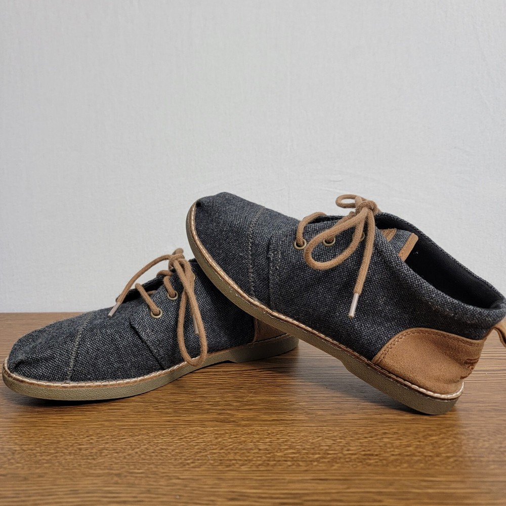 Skechers BOBS Urban Summit Ankle Boots Charcoal Brown Size 7.5