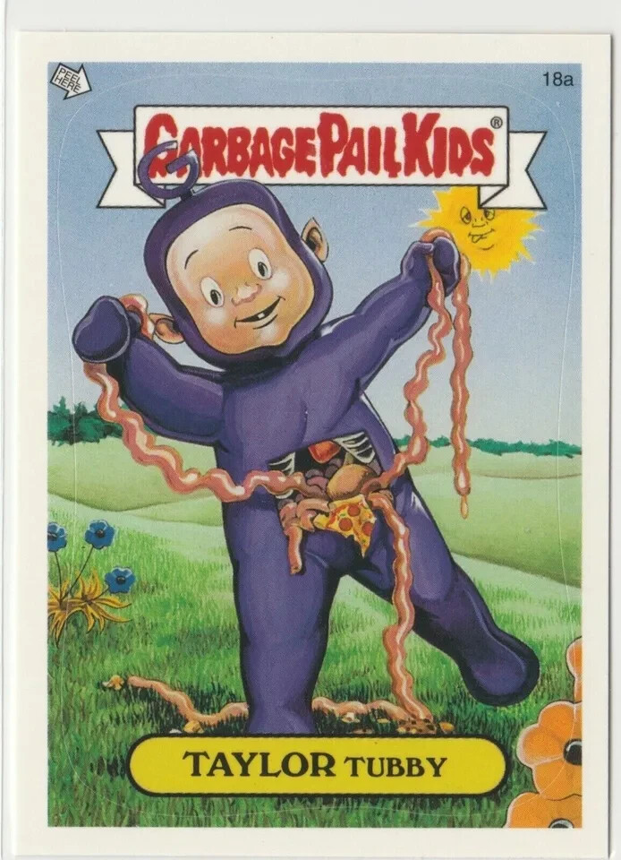 Taylor Tubby #18a Garbage Pail Kids GPK Teletubbies 2004 ANS2 Series 2