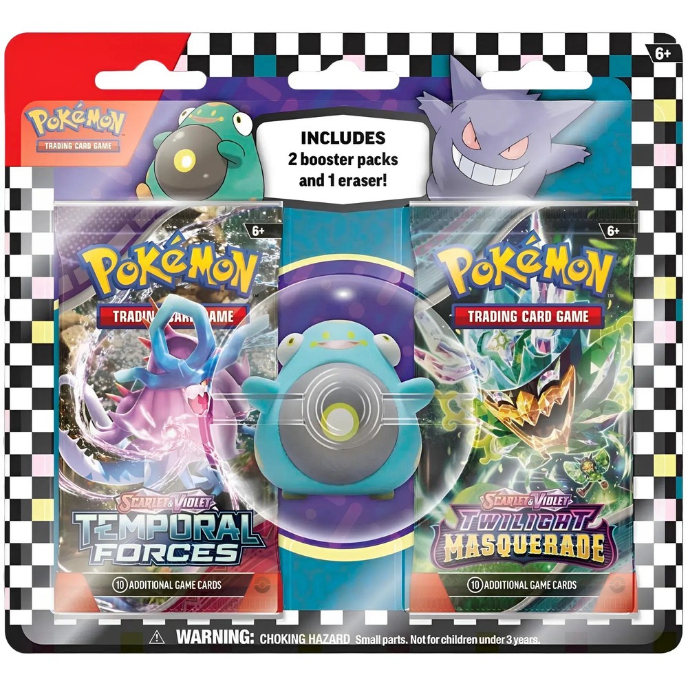 Pokémon TCG [2024 Back to School] - Bellibolt Eraser & 2 Booster Packs Gift Set