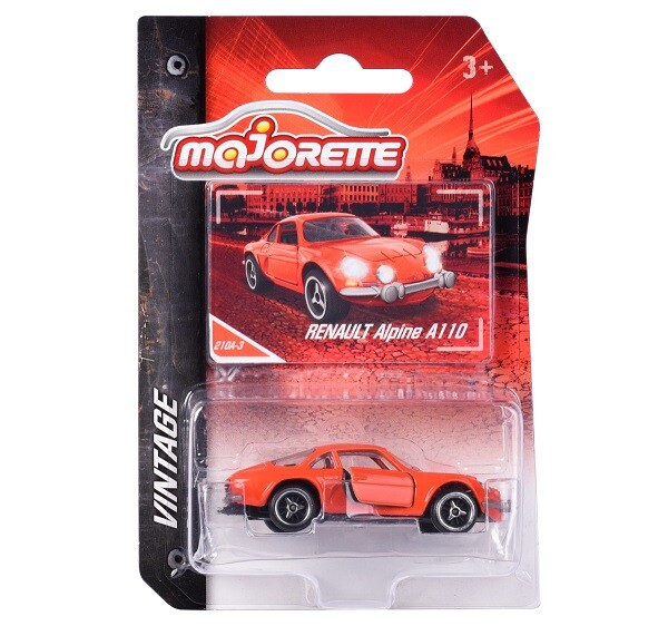 Vintage Majorette Renault Alpine A110 Orange Red Diecast Car 212052010