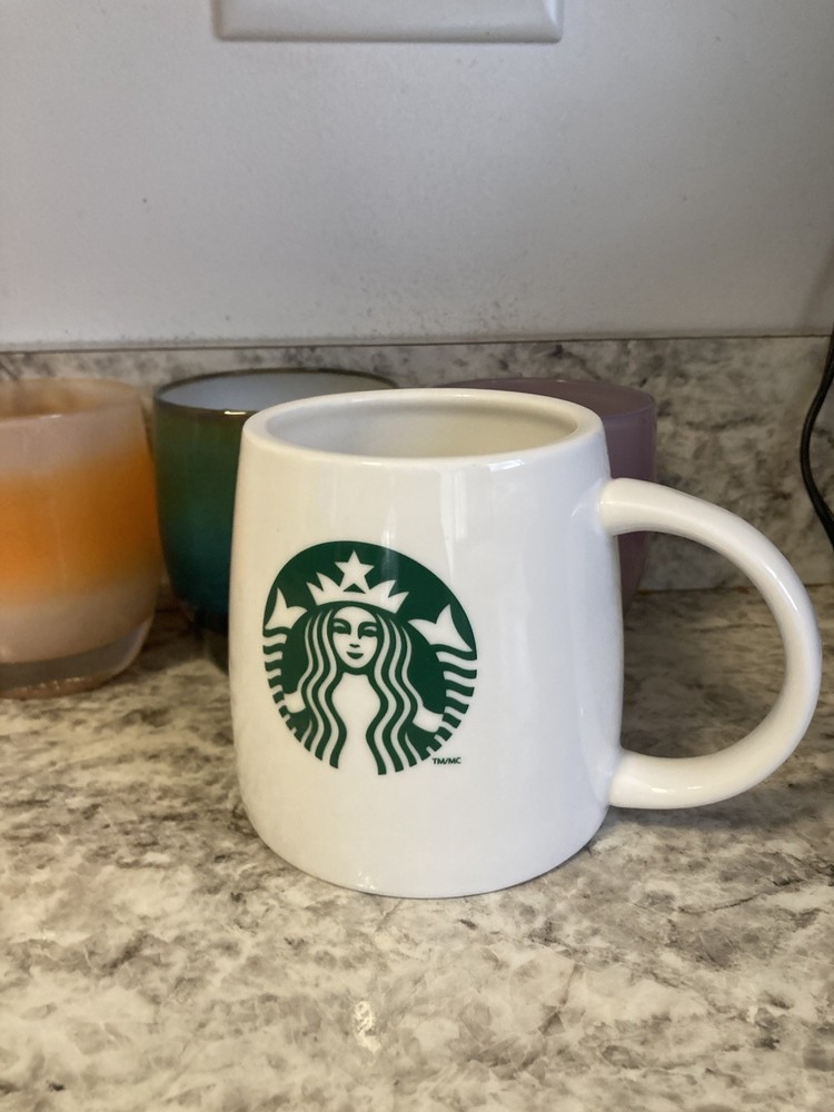 Starbucks Siren Mermaid 2011 Coffee Mug Cup 20 Oz Classic White