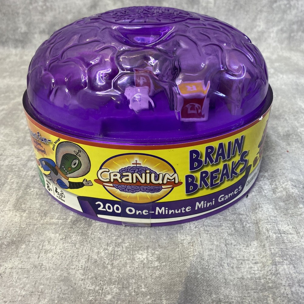 Brain Breaks Cranium 200 One Minute Mini Games Hasbro Family Game 2010