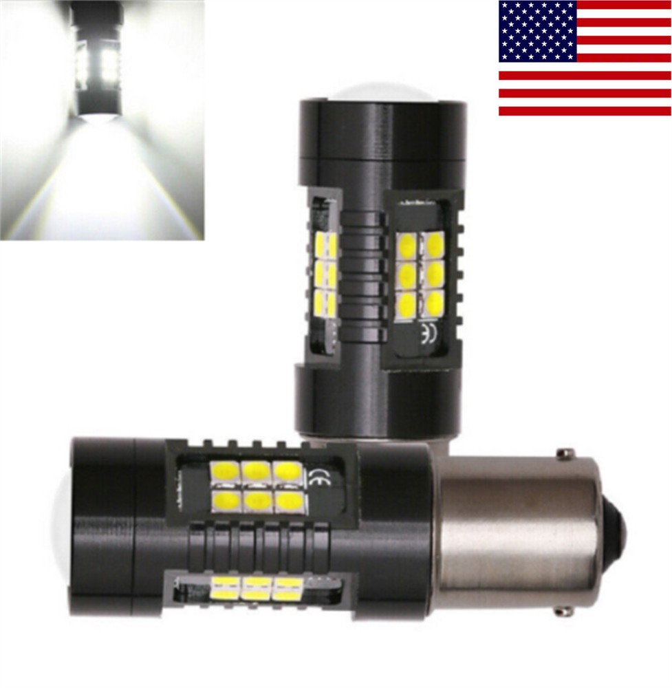 1156 BA15S P21W 21 SMD LED Light Bulb For Car Tail Backup Reverse Turn Signal US