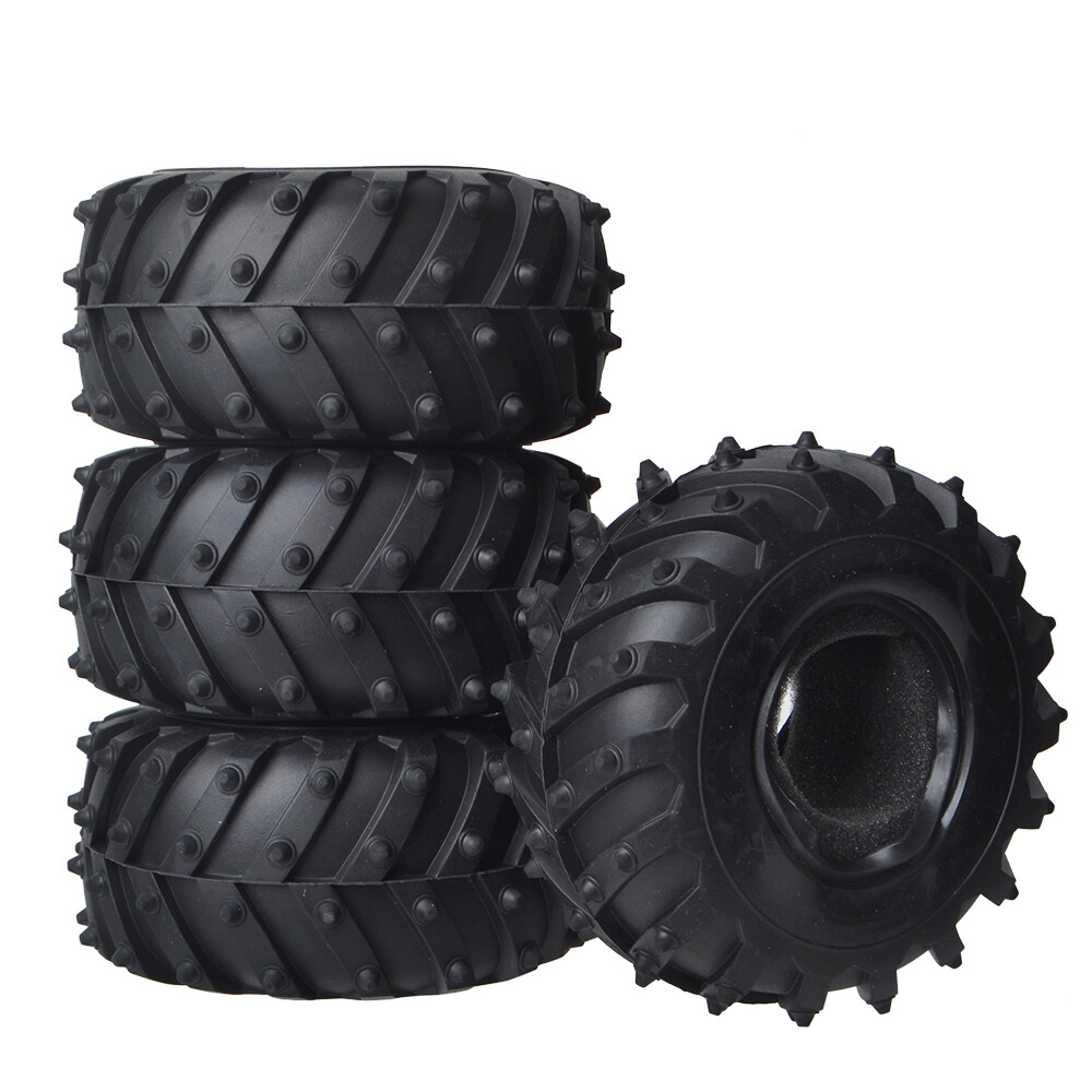 RC Rubber Buggy Tires for Tamiya GF02 BlackFoot Monster Beetle Mud Blaster Parts