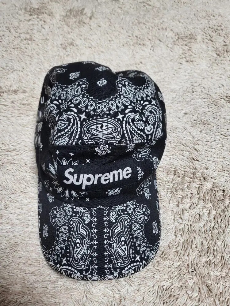 Supreme bandana camp cap hat
