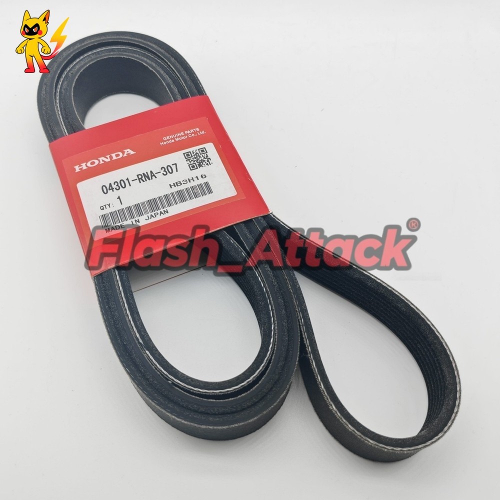 OEM Serpentine Drive Belt 04301-RNA-307 for 2006-2011 Honda Civic DX EX GX 1.8L