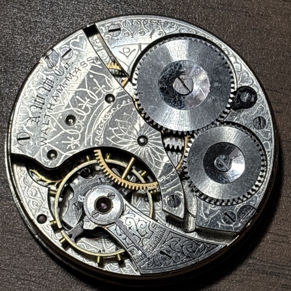 Antique Waltham Grade 610 Movement Size 16s 7j Model 1899 c 1902 Repair