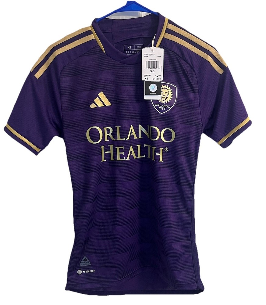 Adidas - Orlando City 23/24 Home Authentic Jersey - Men’s Size XS
