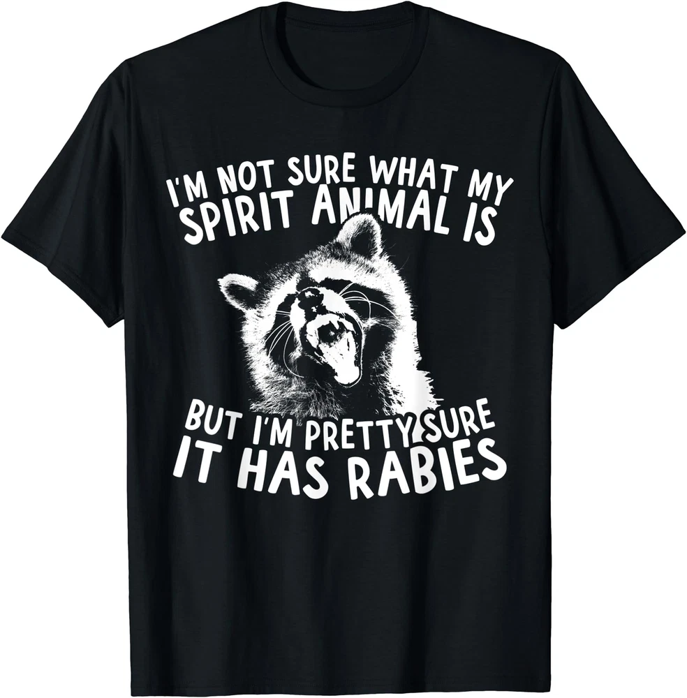 Funny Raccoon Spirit Animal Wildlife Gift Tee Unisex T-Shirt
