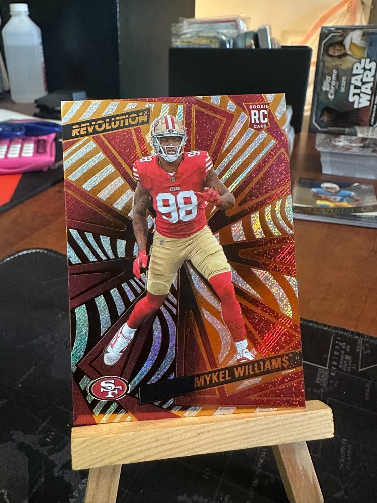 2025 Panini Revolution - Rookies Mykel Williams #231 Red Swirl (RC)
