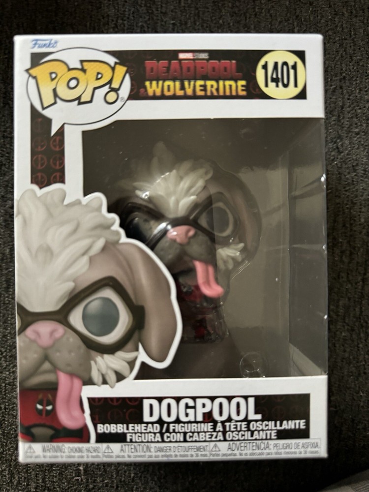 Funko Pop! Marvel Deadpool & Wolverine #1401 Dogpool Vinyl Figure 2024 Deadpool