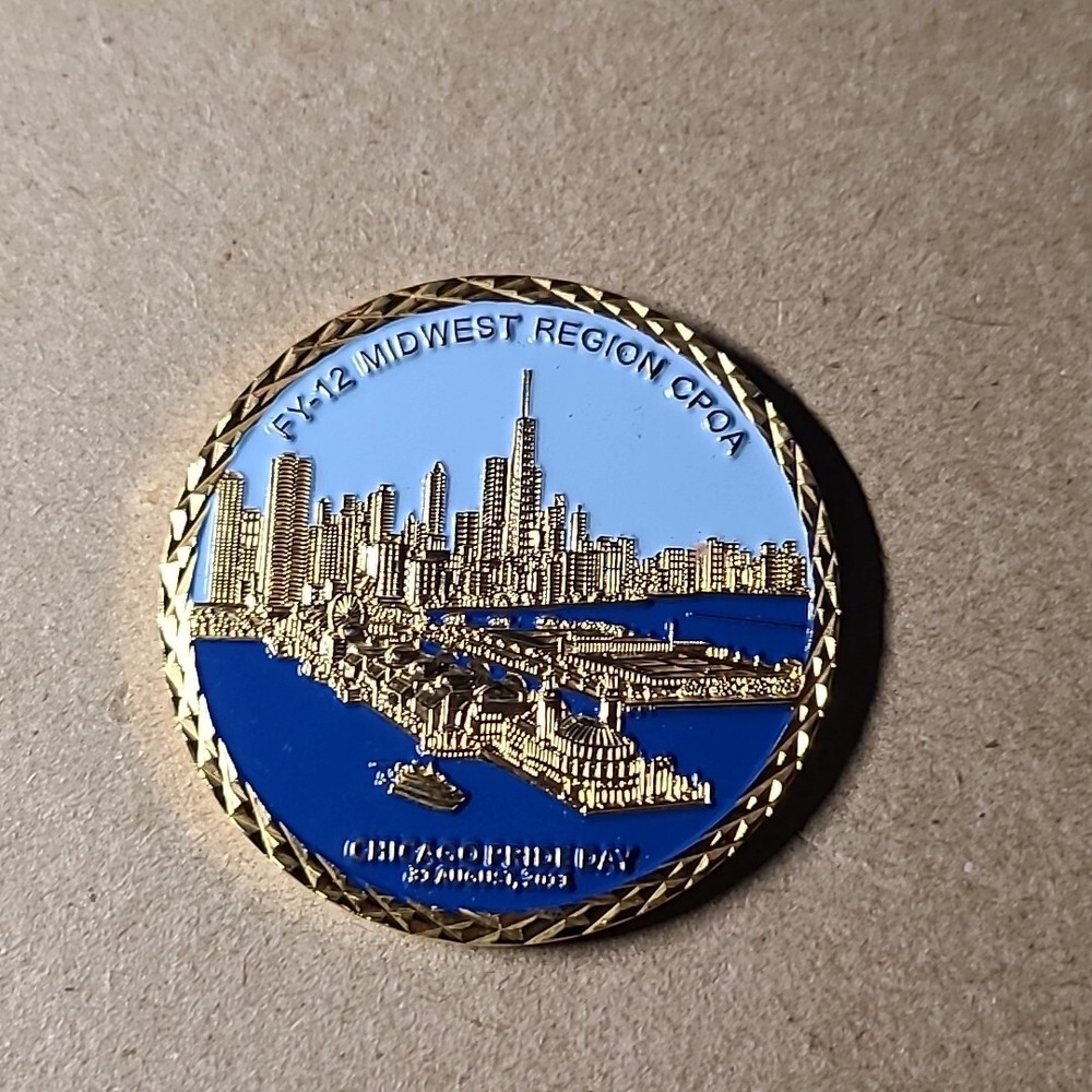 2011 FY-12 CPOA Chicago Pride Day US Navy Military Challenge Coin-image