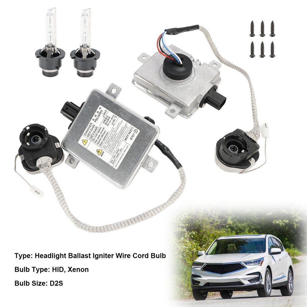 2PCS XENON HID Headlight Ballast & Igniter&D2 Bulb For ACURA TL TSX ILX MDX RDX