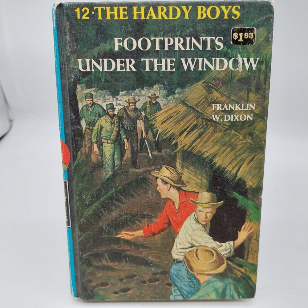 Hardy Boys Footprints Under the Window 1965 Hardcover Book