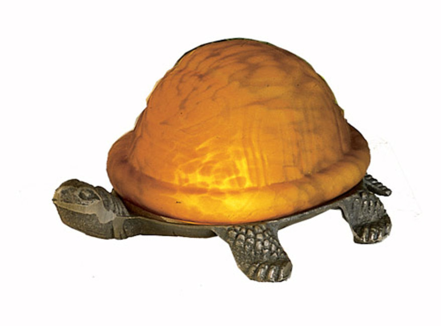 Meyda Tiffany 18004 Stained Glass / Tiffany Specialty Lamp - Amber