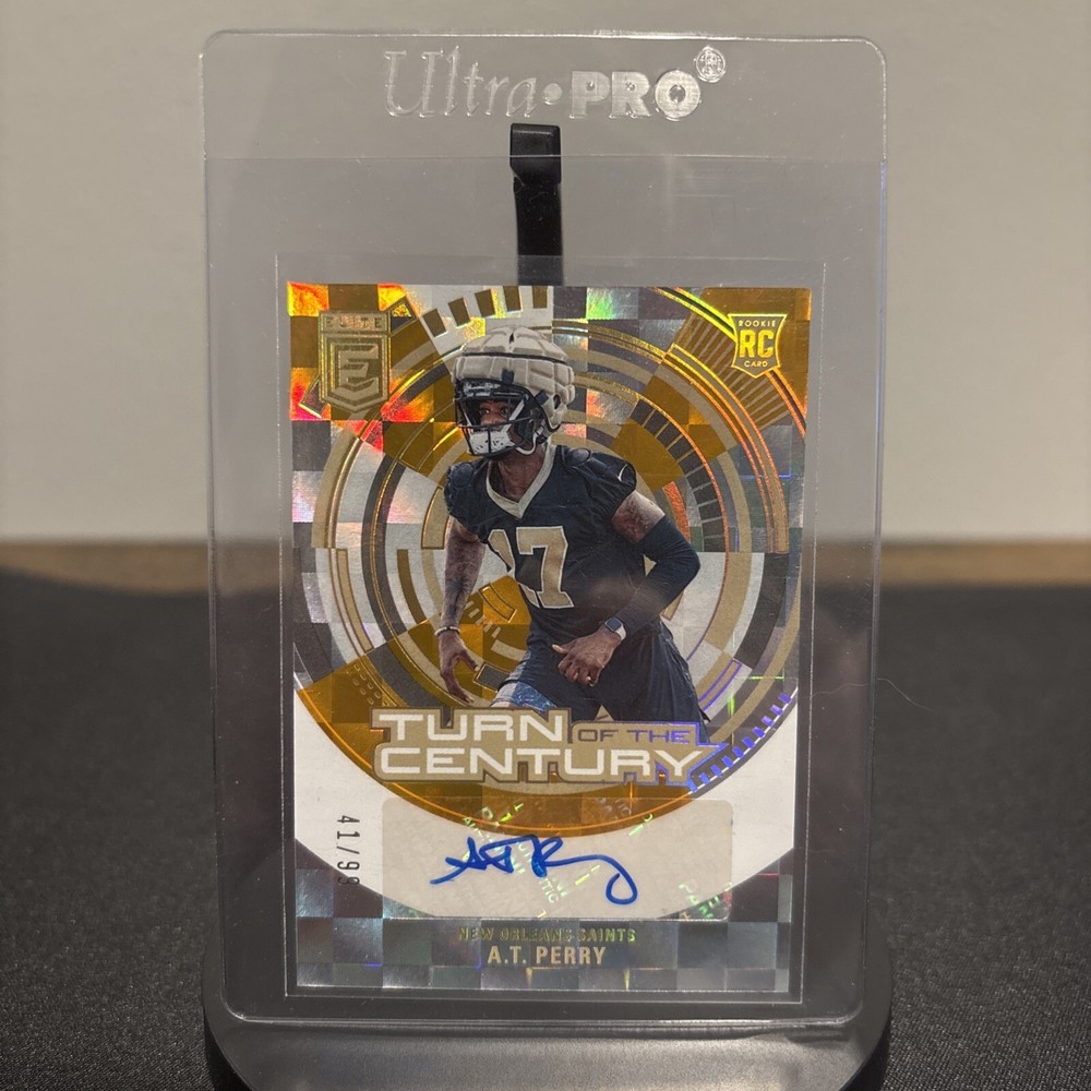 2023 Panini Donruss Elite - NO. TC-ATP Autograph Orange  A.T. Perry /99  RC