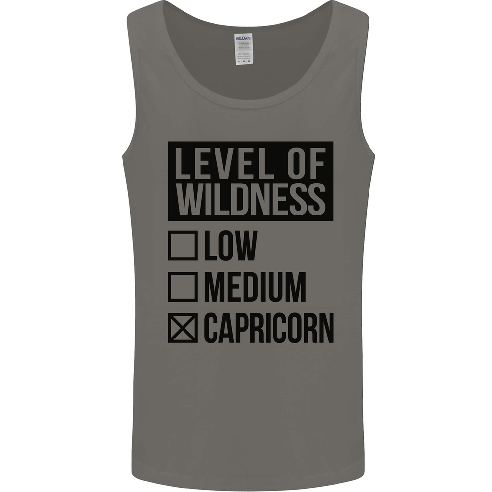 Levels of Wildness Capricorn Mens Vest Tank Top