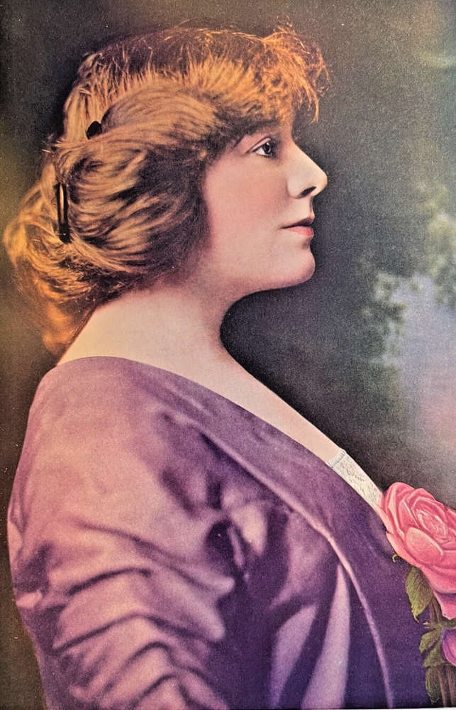 1910 Vintage Illustration Actress Julia Marlowe