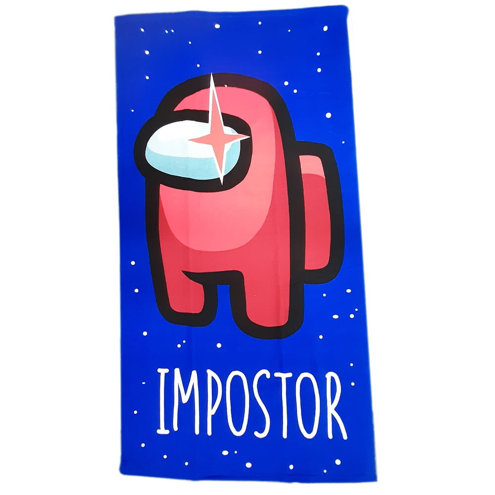 Towel - Among Us - Space Blue Beach/Bath New 24x54